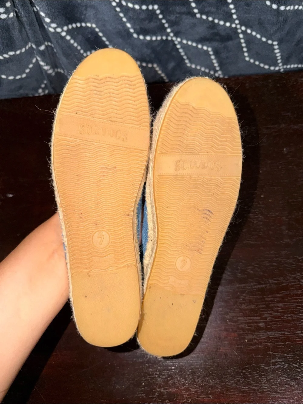 Soludos x Mary Matson Collab Espadrille Show With Embroidery Size 7